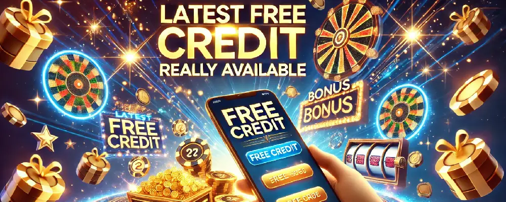 เครดิตฟรีล่าสุด ได้จริง แจกทุกวัน ไม่ต้องฝากก่อน เล่นสล็อตและคาสิโน